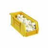 Global Industrial Plastic Storage Bin, 4-1/8 in x 10-7/8 in x 4 in, Yellow 269688YL